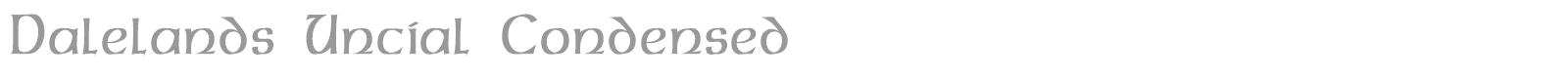 Dalelands Uncial font preview